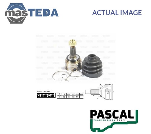 G14016pc driveshaft joint - cv,
