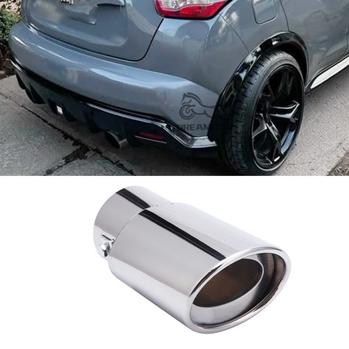 Chrome car rear exhaust - chrome,