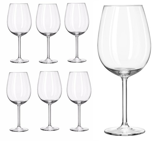 Large red wine - , white