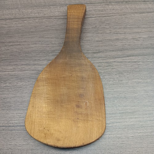 Antique wooden butter paddle - wooden,