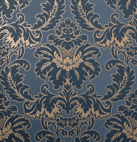 M1704 crown damask metallic - m1704_crown,