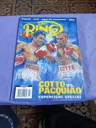 Boxing magazine ring - ring,