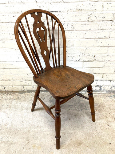 Antique victorian elm yew - victorian,