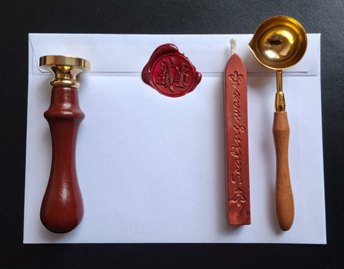 Letter wax seal stamp - stamp, for