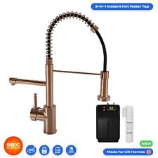 3 in 1 Instant Hot Boiling Water Pull Out Kitchen Tap Filter Tank Single Lever