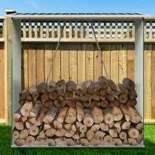 Outdoor Yard Log Storage Shed