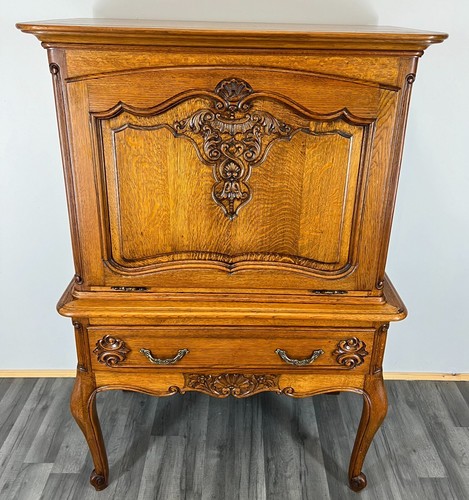 Cabinet vintage french louis - cabinet,