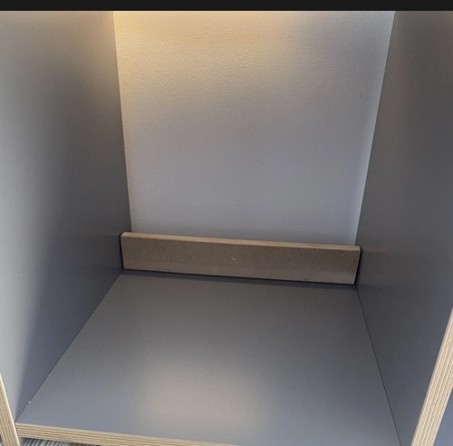 Shelf stop for ikea - x,