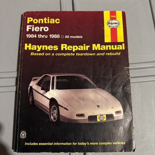 Haynes repair manual pontiac - repair,