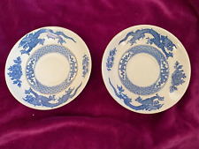 2 x Vintage Booths 'DRAGON' saucers. one larger than other.