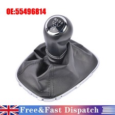 For Vauxhall Corsa E Adam 5 Speed Manual Gear Lever Gearshift Knob 55496814
