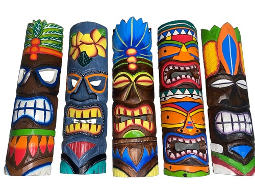 Set tiki mask - set, 20"