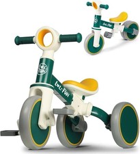 LOL-FUN 4-in-1 Toddler Balance Bike, Trike & Ride-On for Boys Girls 1–4 Years