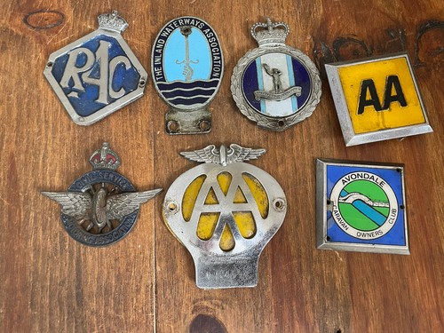 Seven vintage car radiator - seven,