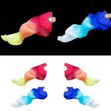 Belly Dance Faux Silk Veil Fan