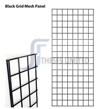Black Grid Panel Grid Mesh