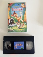 Disney Bambi VHS Video