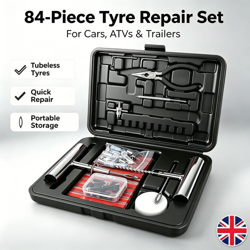 Piece tyre repair - 85-piece, set