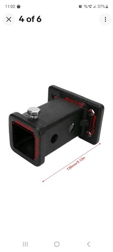 2in bolt receiver tube - bolt, tow