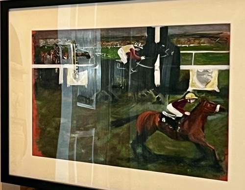 Horse and jockey - jockey, original