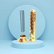 Brass Agarbatti Stand with Ash