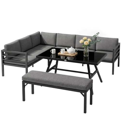 Outsunny 8-Seater Aluminium