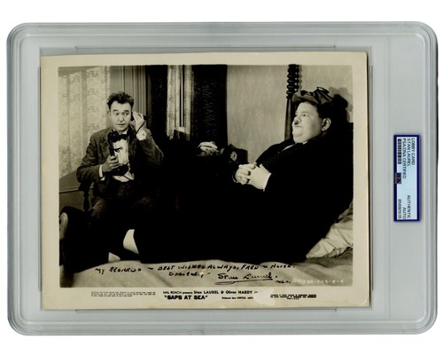 Stan laurel signed - stan, "saps