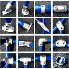 Pipe Clamp System 42mm Fittings & Connectors (42.4mm) Tube Galvanised Allen Key