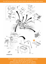 YAMAHA Clamp, 90464-90X00 OEM