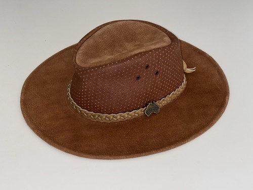 Jackaroo brown leather hat - jackaroo,