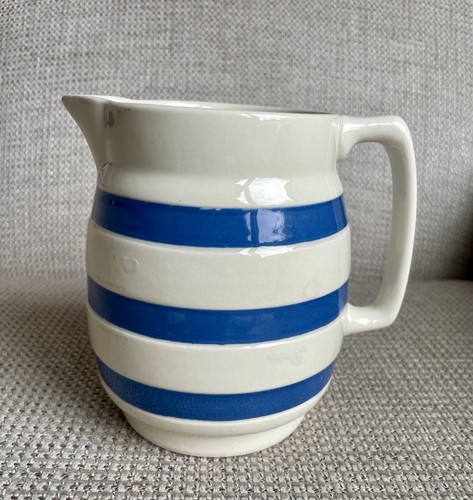 Vintage chef ware blue stripe - ware,