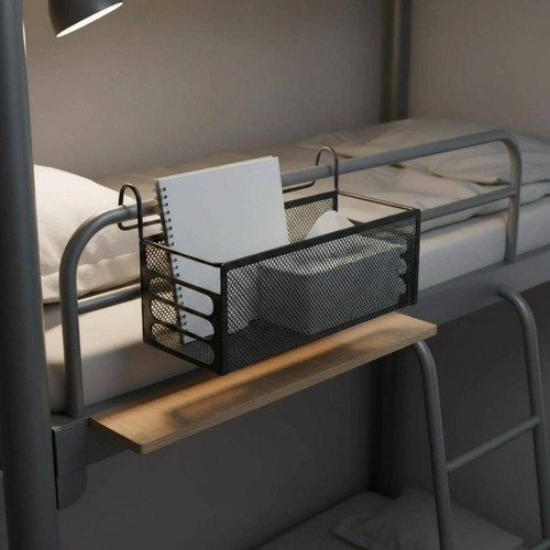 Bed rail organizer basket - rail,