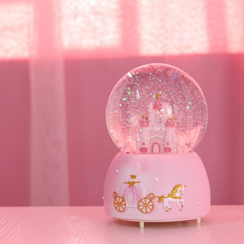 Musical snow globe rotating - musical,