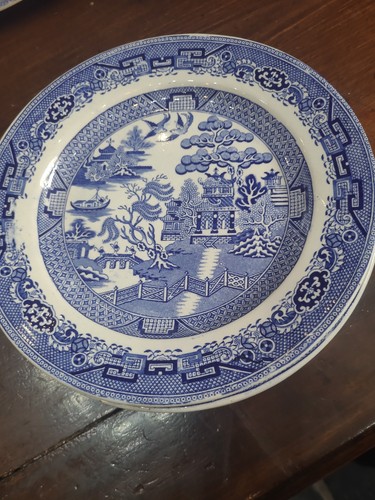 Vintage wedgwood place blue - place,