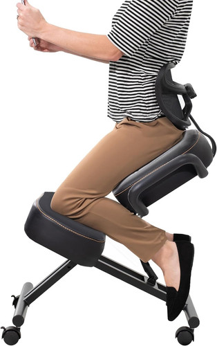 Ergonomic kneeling chair - ergonomic,