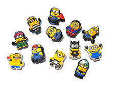 #286 12 pcs Minions shoe charms for Croc and Jibbitz 
