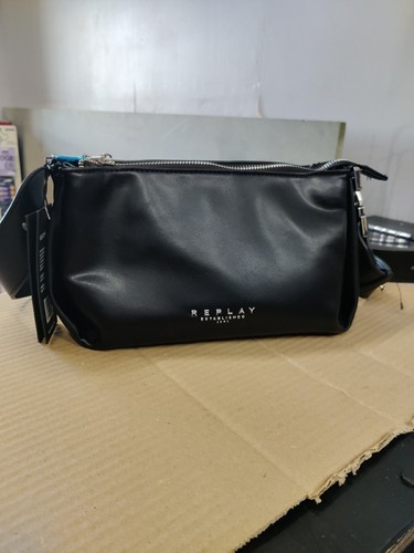 Replay shoulder bag black - replay,