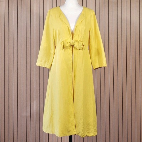 Bennett yellow silk - yellow, linen