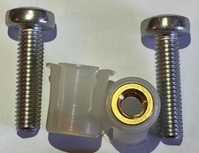 Rear Number Plate Screws Fits Ford Fiesta XR2 Mk1 Fixings Stainless  Screws OEM