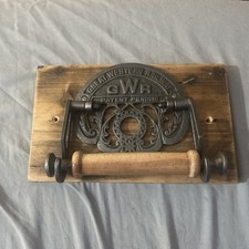 Rustic vintage Victorian old Period bathroom Toilet  Roll Holder