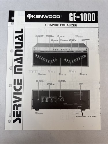 Vintage kenwood service manual - vintage,