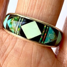 Navajo Mens Wedding Band