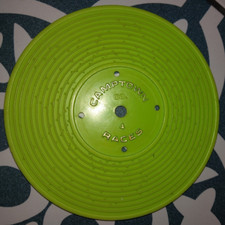 Vintage Fisher Price Toy Record for Music Box Player Replacement Green Disc