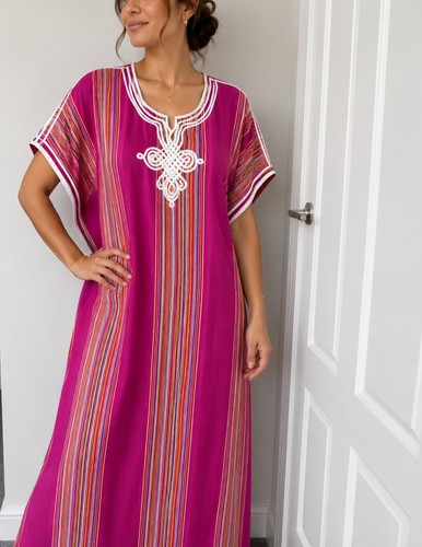 Womens moroccan kaftan maxi - kaftan,