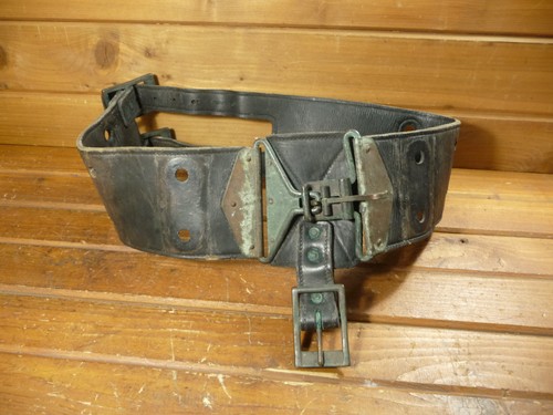 Vintage leather brass deep - vintage,