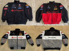 Adults Hot F-1 Team Racing MERCEDES Jacket Embroidery Cotton Padded Uk