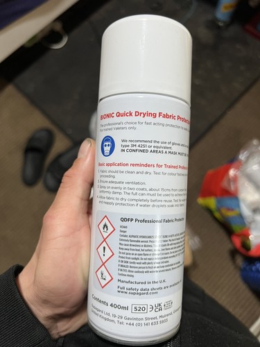 Supagard qdfp fabric protector - supagard,