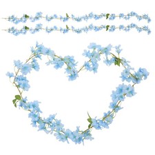 2 Pcs Artificial Silk Flower Baby Bride Garland Decoration Vine Wedding