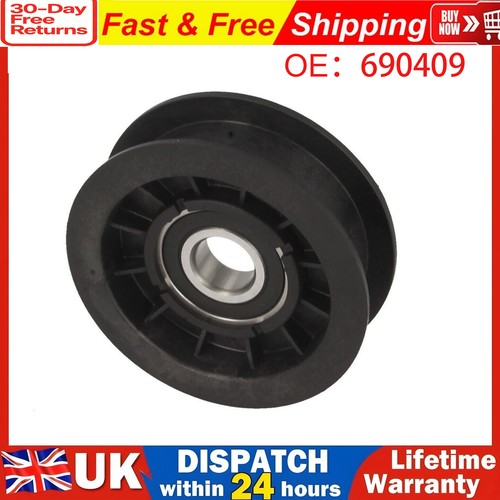 Flat idler jockey belt pulley - flat,