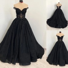 Black Gothic Glitter Wedding